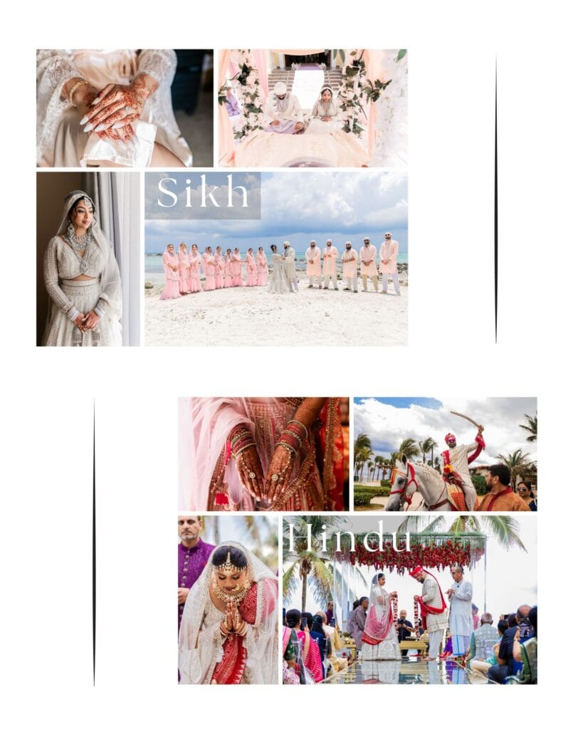 South Asian Weddings in Cancun sikh ceremony