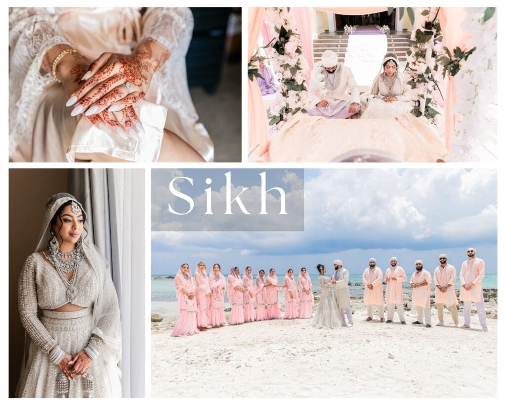 Sikh aouth asian wedding in cancun