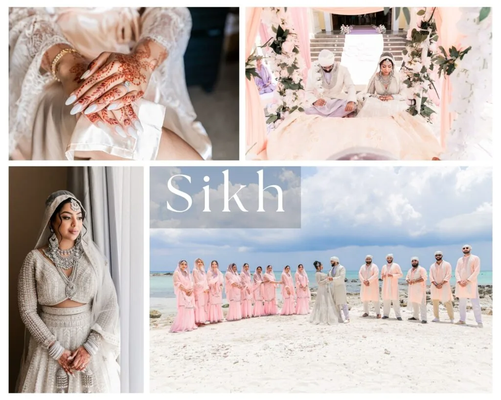 Sikh aouth asian wedding in cancun