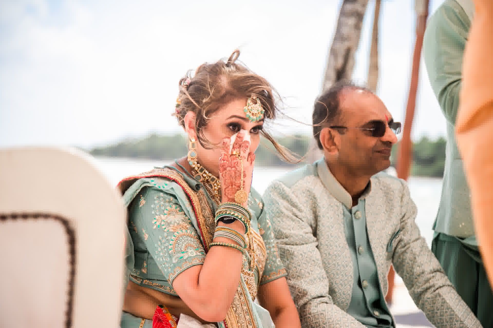Wedding photography: hindu ceremony at a Cancun wedding by Xavier Bau
