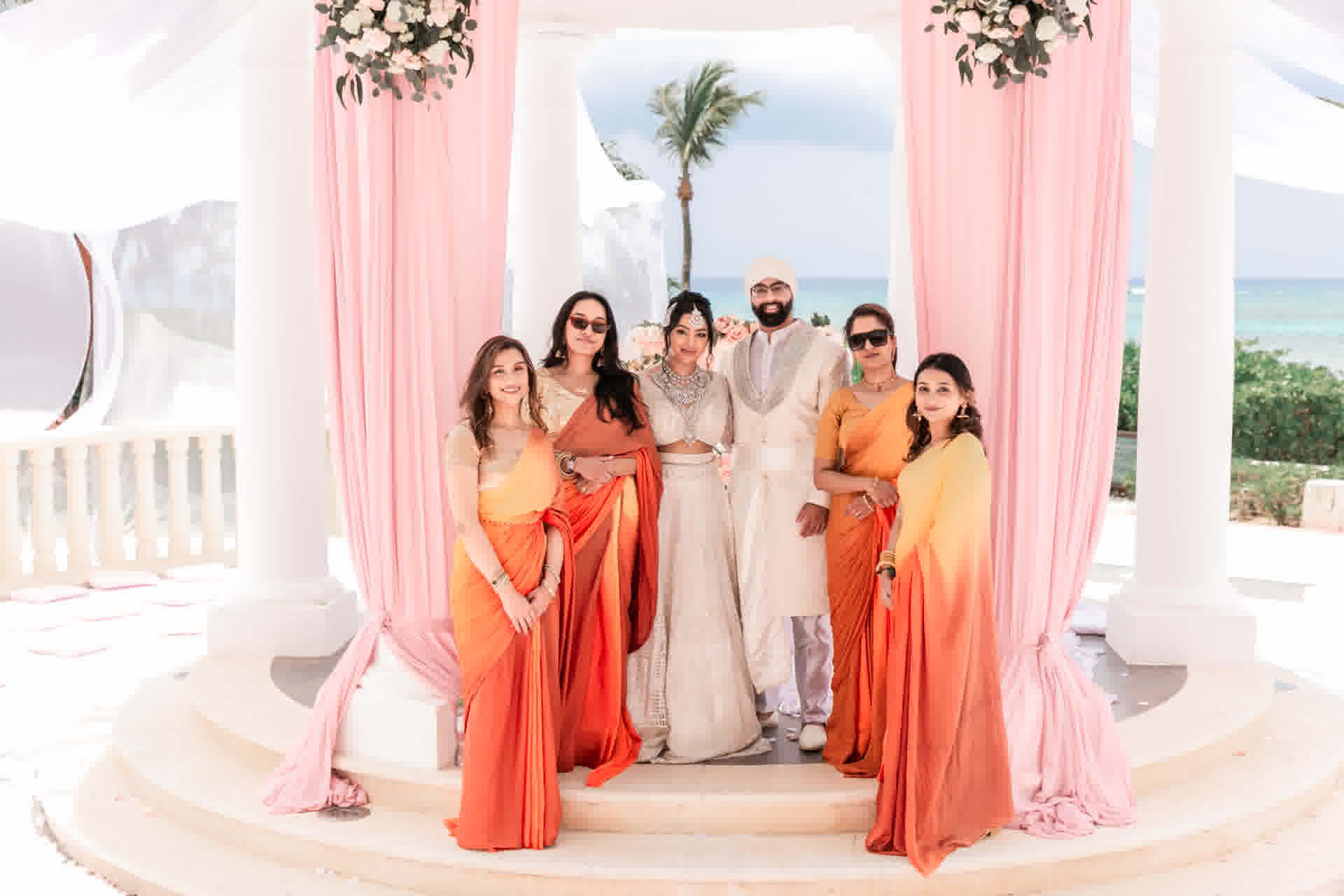 Wedding photography: sikh ceremony at a Cancun wedding by Xavier Bau
