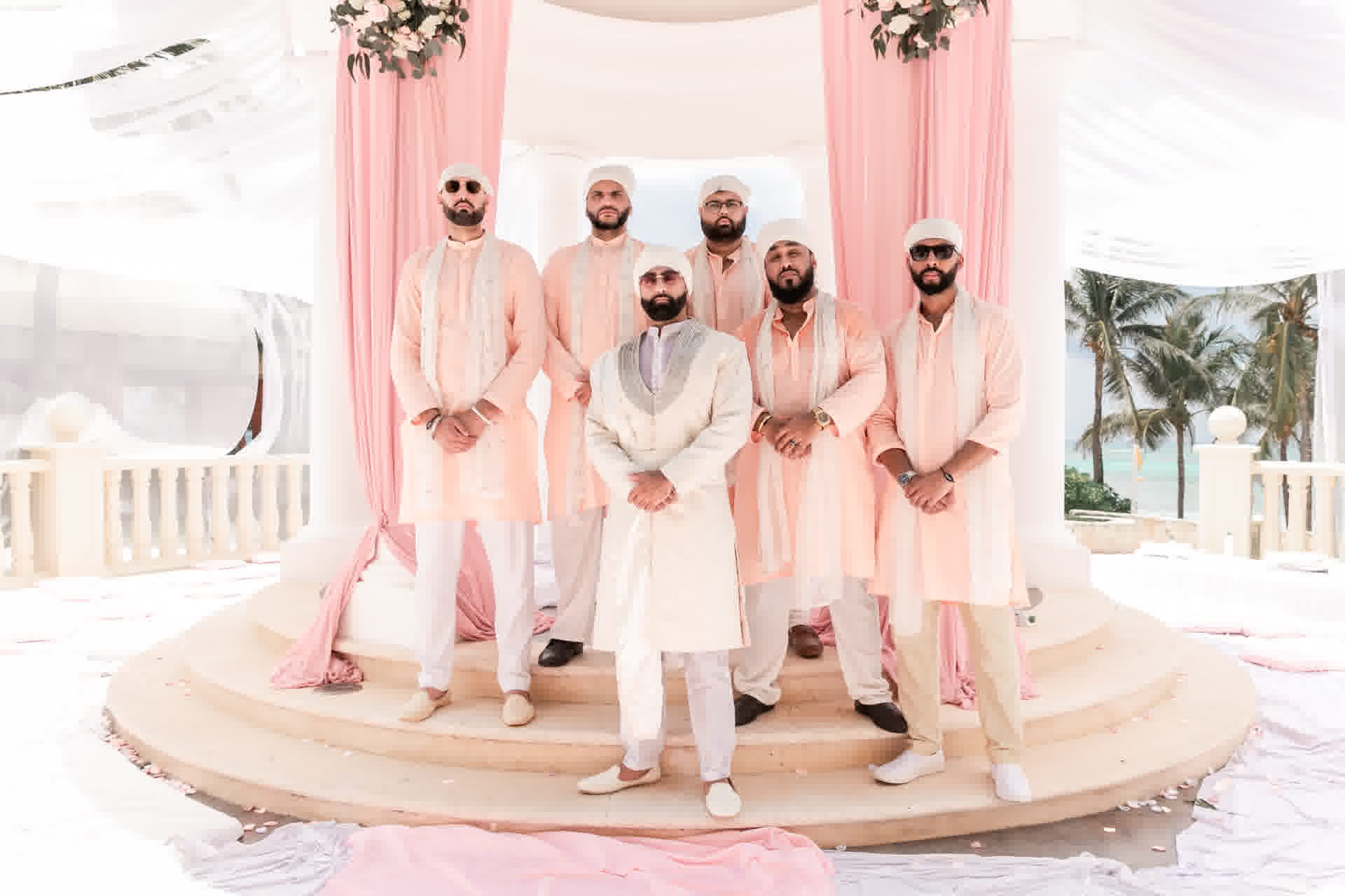 Wedding photography: sikh ceremony at a Cancun wedding by Xavier Bau