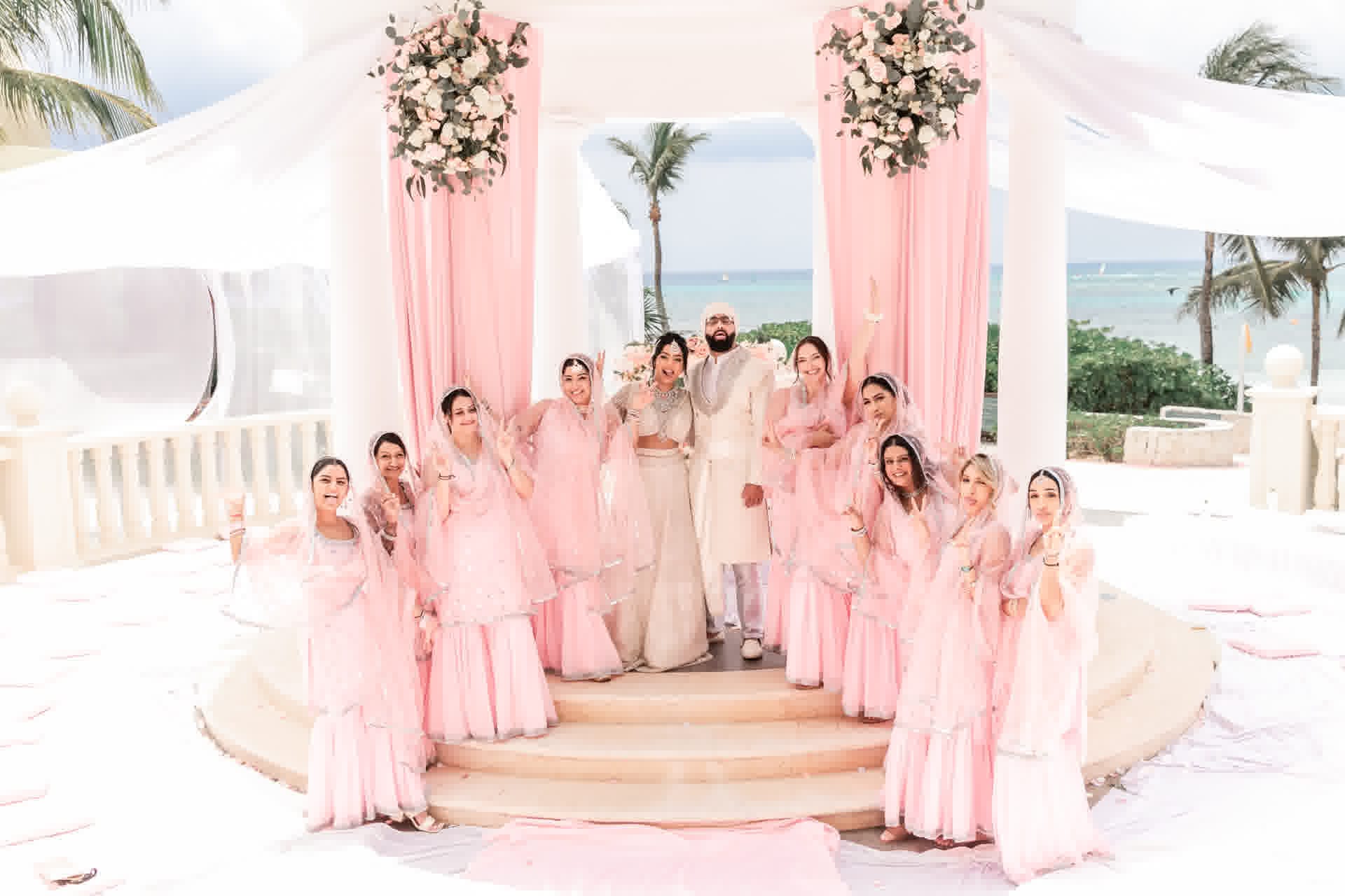 Wedding photography: sikh ceremony at a Cancun wedding by Xavier Bau