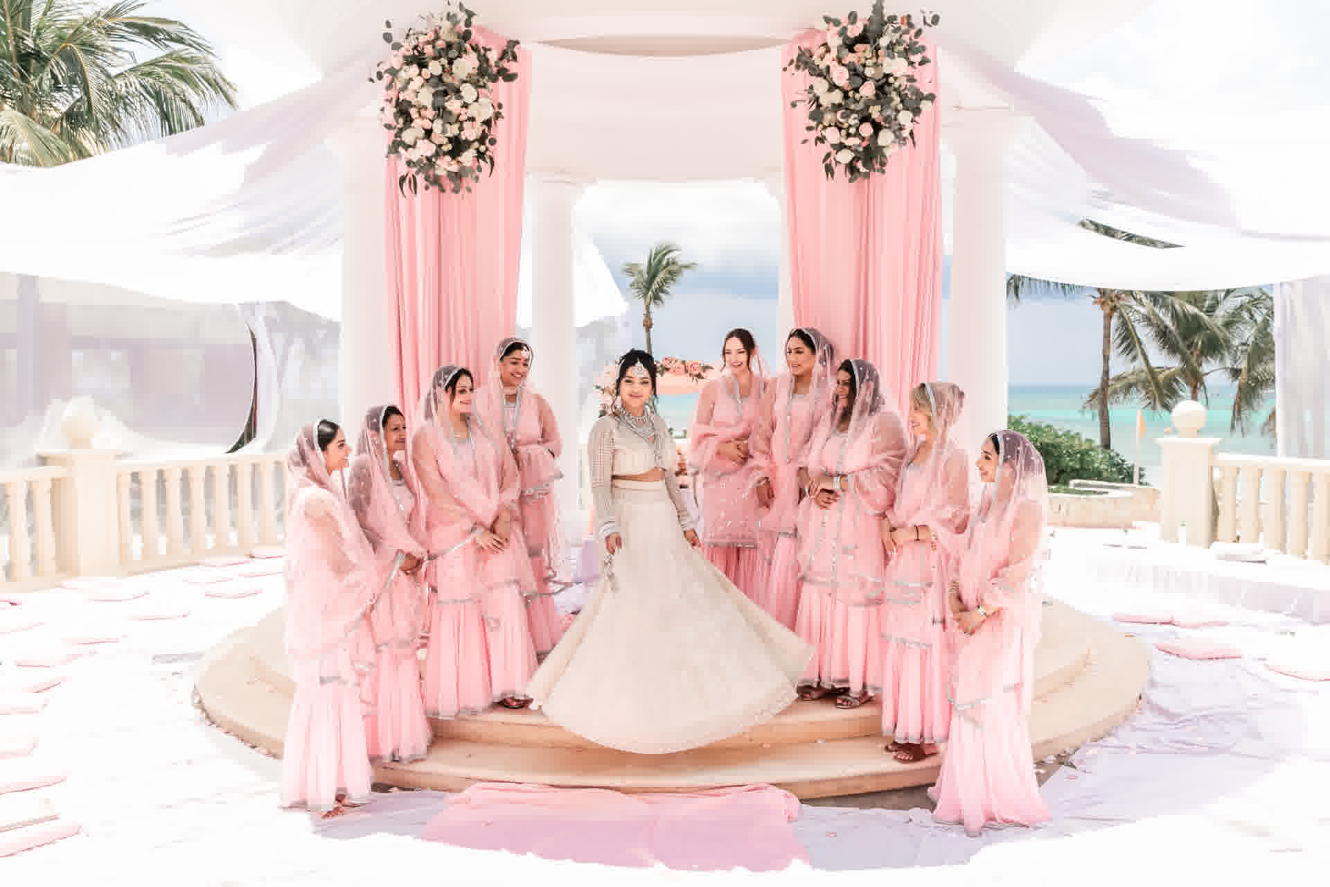 Wedding photography: sikh ceremony at a Cancun wedding by Xavier Bau