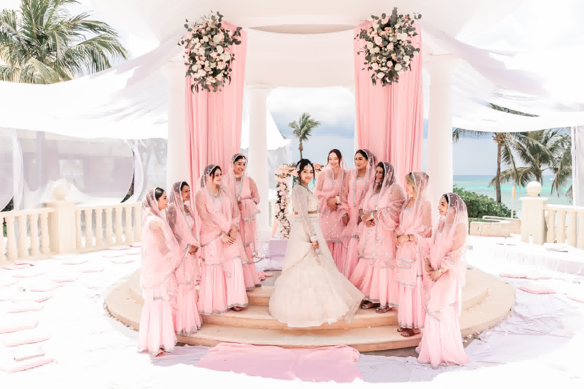 Wedding photography: sikh ceremony at a Cancun wedding by Xavier Bau