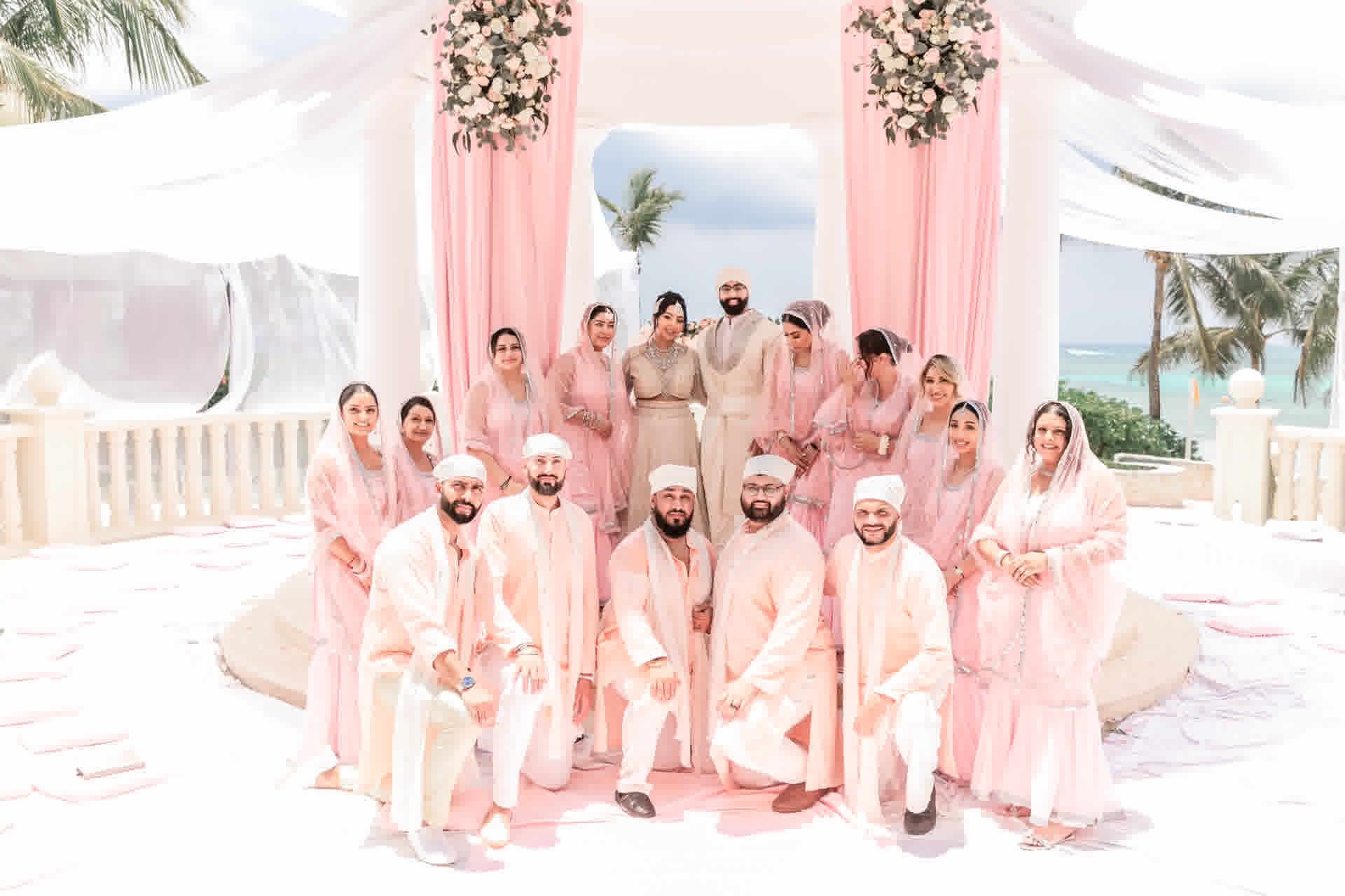 Wedding photography: sikh ceremony at a Cancun wedding by Xavier Bau