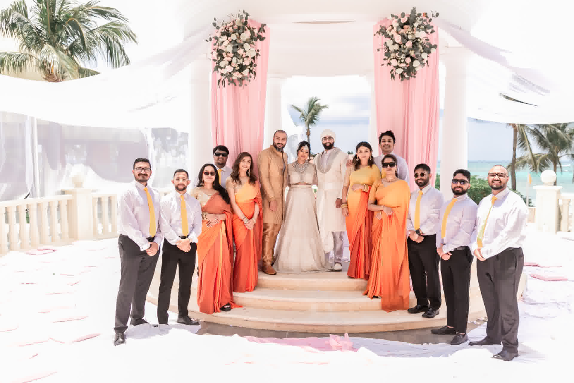 Wedding photography: sikh ceremony at a Cancun wedding by Xavier Bau